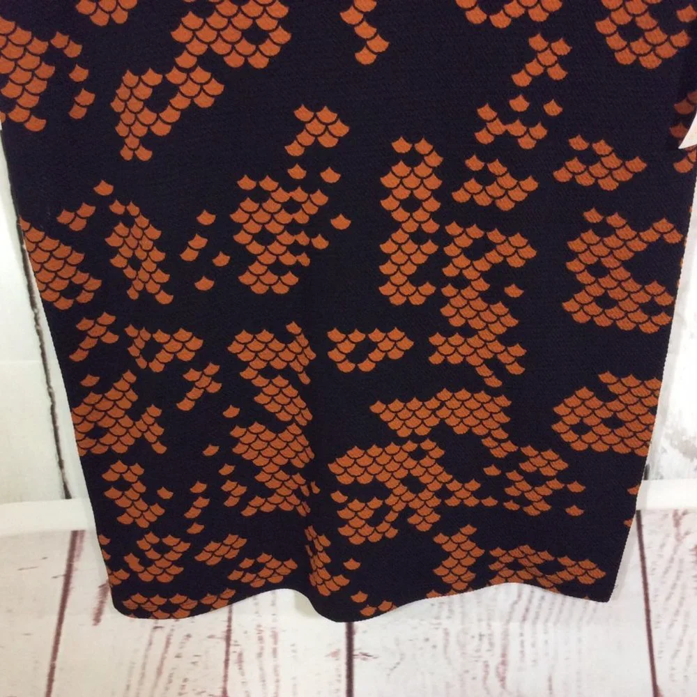 LuLaRoe CASSIE Pencil Stretch Skirt Size XL Black Knit Pull‎ On NWT